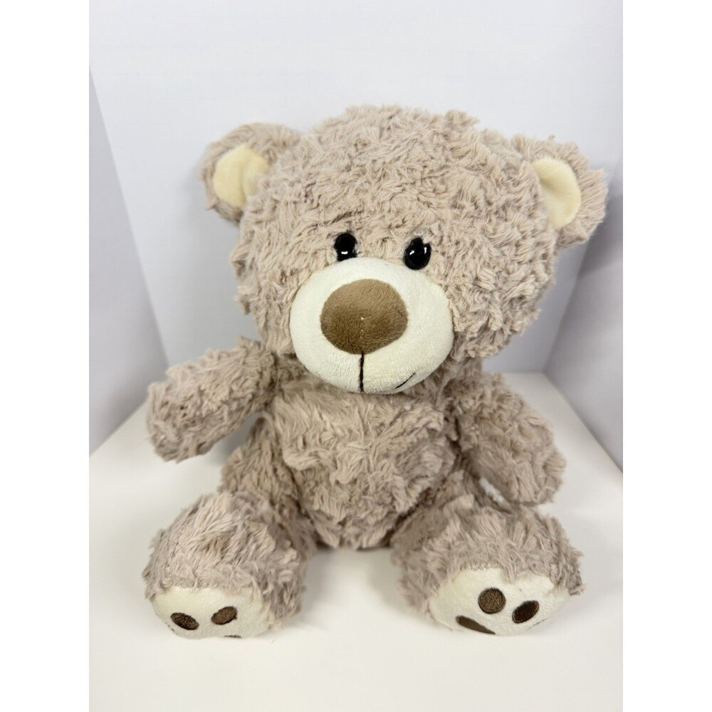 Plush In A Rush Warm Wooly Teddy Bear Gray 9” Paw Prints #4110 2021